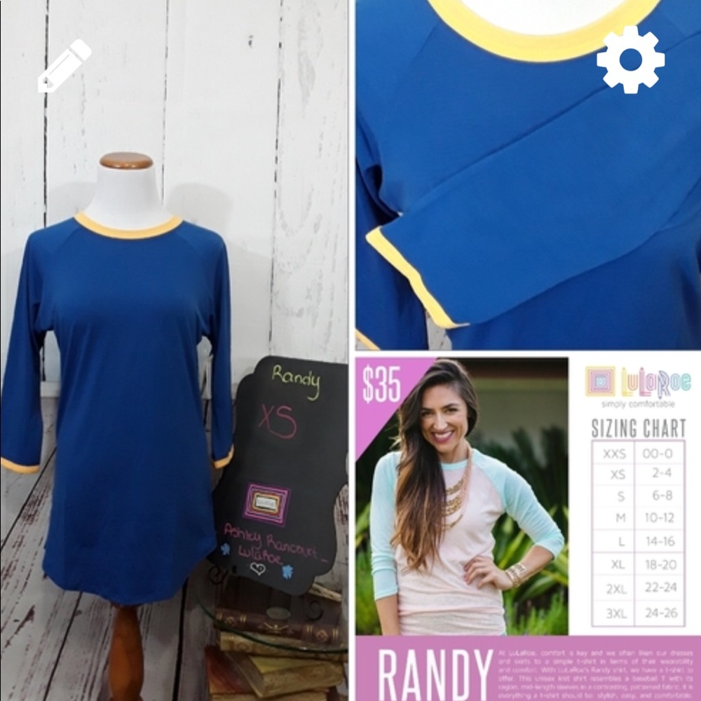Lularoe randy tee